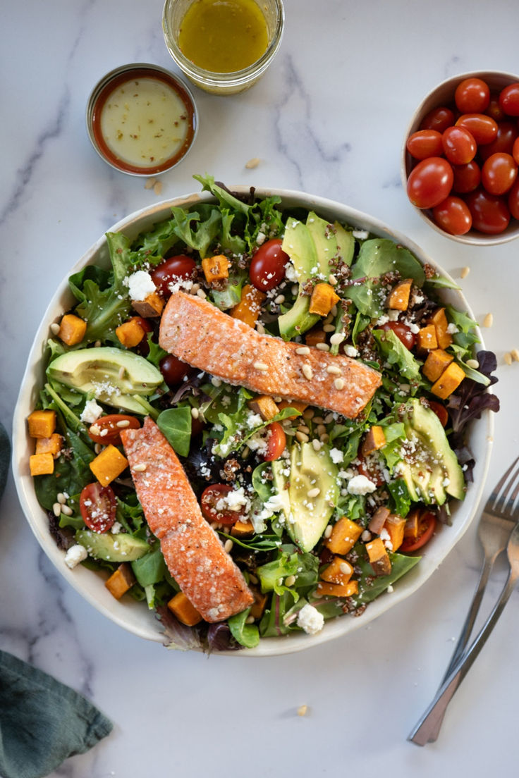 Salmon & Sweet Potato Salad